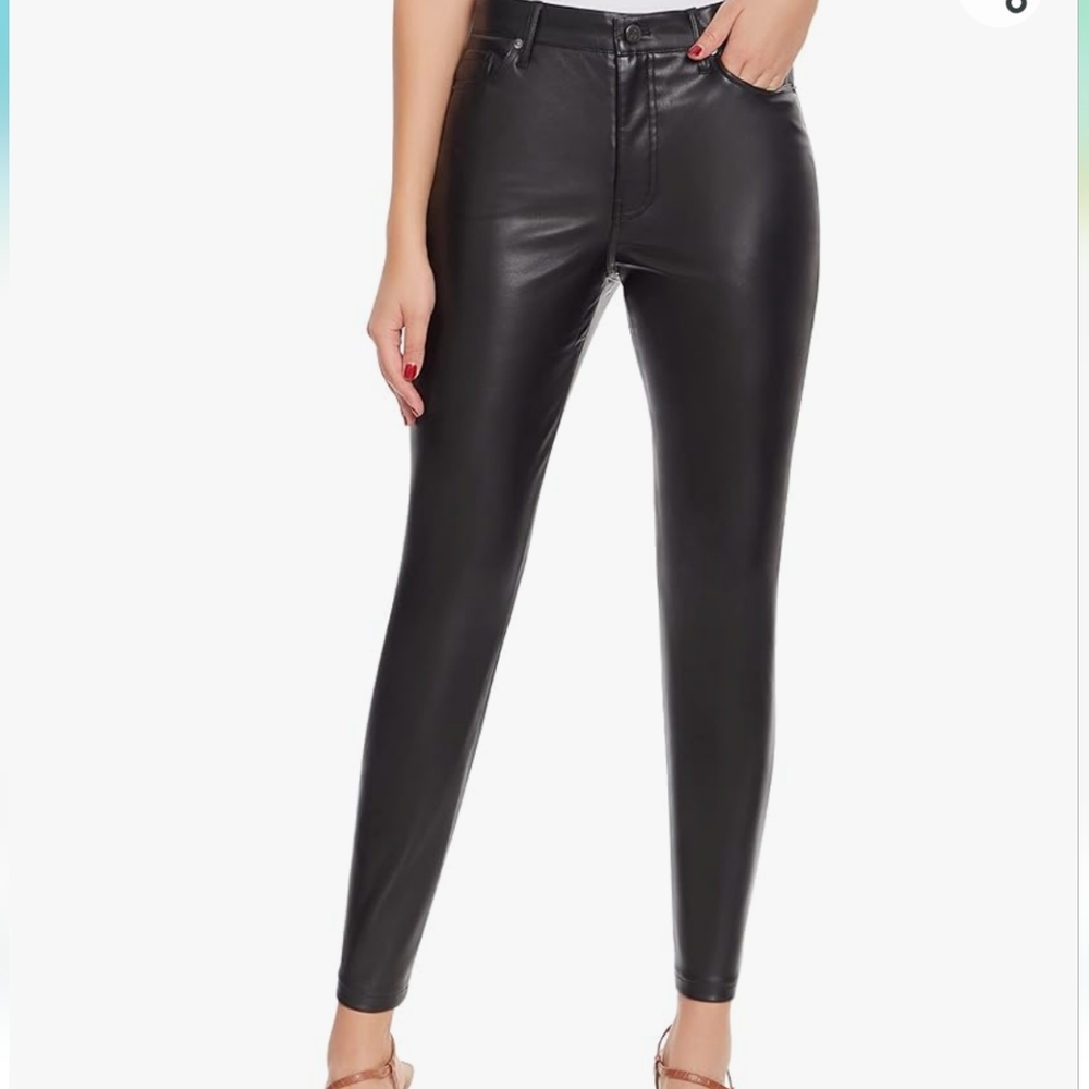 Sam Edelman Faux Leather Black Pants Sz.26 NWT